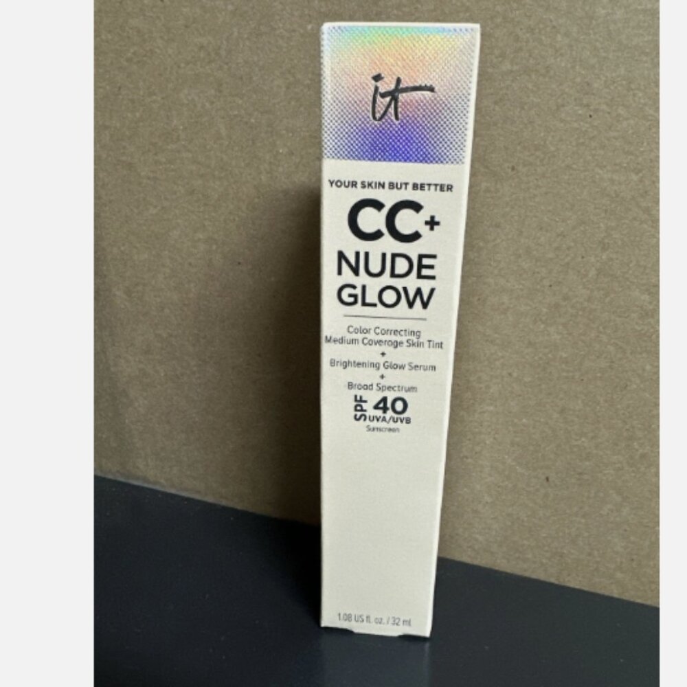 IT Cosmetics Your Skin But Better CC+ Nude Glow SPF40-Deep Bronze-NEW-A475380